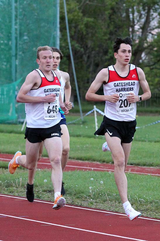 3000 metres, 2021 North East Grand Prix No. 2, Monkton, Wednesday, May 19th. Photo: David T. Hewitson/Sports for All Pics